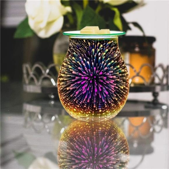 Colorful Sun Ray Electric Candle Warmer for Home Decor & Gifts - Picture 5 of 5